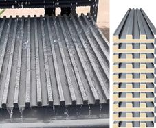 Roofing Sheets 10 Pcs Waterproof Corrugated Roofing Panels, 10 12 16 Ft Long Side Panel Roofing Tiles, Cladding Metal Windproof Board for Pergola Garages Shed(L-4.9m/16ft)