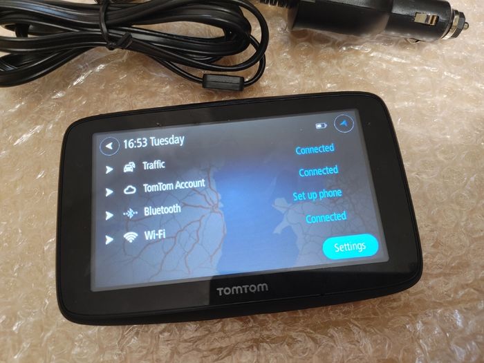 sat nav TomTom GO Essential, Wifi, Europe 2026, 5 inch LCD
