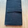 Vintage Black Clutch Purse / Evening Bag with Petite Point Flowers Image 7