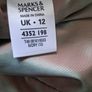 Stunning Cream Genuine Leather Jacket as New (12) Image 9
