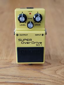 guitar pedal boss overdrive