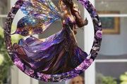 Purple Fairy House Decoration - nice gift