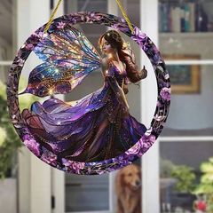 Purple Fairy House Decoration - nice gift
