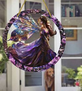 Purple Fairy House Decoration - nice gift
