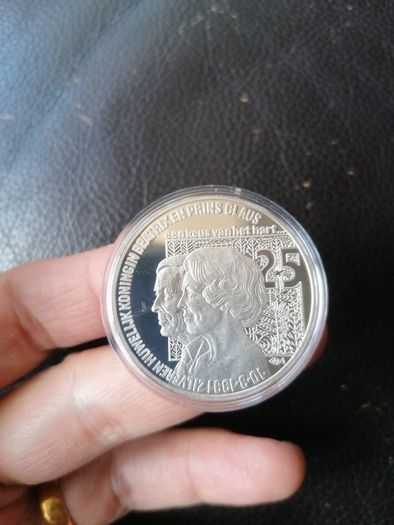 1991 Netherlands Silver Proof 25 ECU Coin