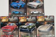 Porsche 718 Cayman GT4, Rover P6, Chevy Nova, Aero Sculpt - Collectors Set - Premium Hot wheels