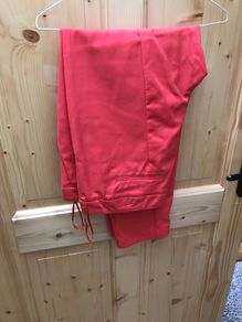 Dunnes red trousers