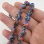 Antique Venetian Style Floral Glass Beads Necklace Image 2