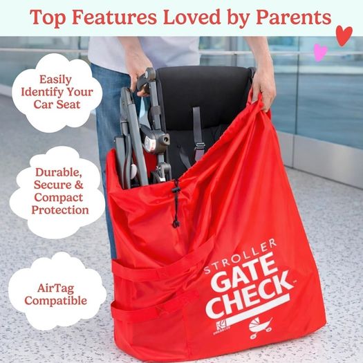 Maclaren Quest Umbrella Stroller - Black/Silver + FREE Univeral Gate Check Travel Bag