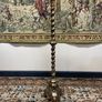 Vintage Ornate Brass Floor Lamp Image 2