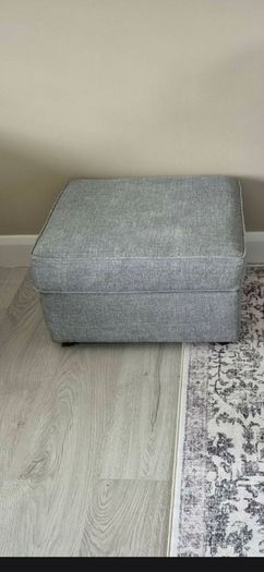 3 seater couch with footstool