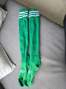 Green football socks uk7-11