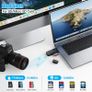 SD Card Reader, 3.0 Micro SD Card Reader & USB C Card Reader Memory Card Reader OTG SD Adapter for SDXC, SDHC, MMC, TF RS-MMC Micro SD and UHS-I Cards with Windows Smartphone Computer Laptop etc Image 4