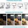 Neewer T120 Super Slim Dimmable Bi-Color LED Panel Light with LCD Display - 61211 Image 3