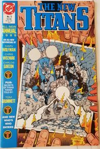 The New Titans Annual #5 Marv Wolfman DC Comics (1988)