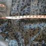 Vintage Shirt Dress Green and Navy Print Image 5