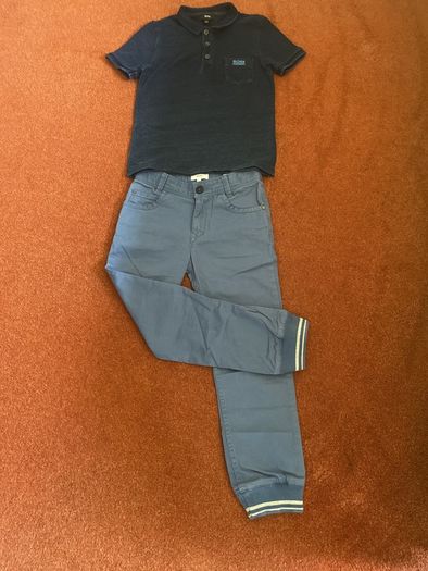 Hugo Boss boys outfit trousers and T-shirt size 8