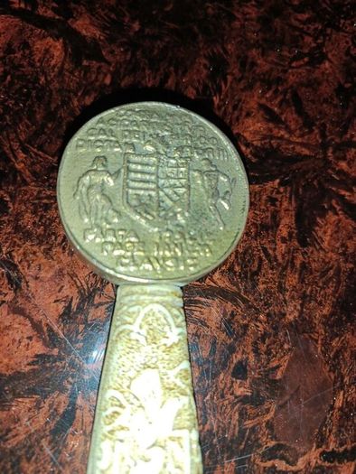 Pair of heavy large wall brass wall decor