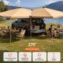 270 deg  Vehicle Awning Wrap-Around Car Side10.5 x 5.3 feet Image 2