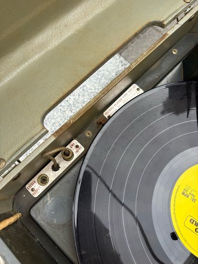 vintage record player