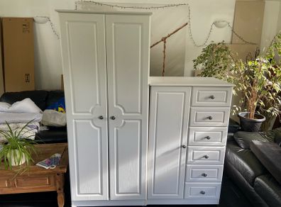 Children's Wardrobe and Dresser