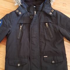 Age 3-4 Black Parka Jacket