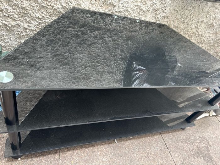 glass tv cabinet