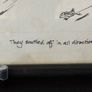 Original 20thC Pen & Ink Illustration by Donald E. Green - "They scuttled off in all directions" (Framed) Image 2