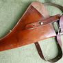 Vintage Original British WWI Officer Pattern 1914 Open Top Revolver Holster Image 2