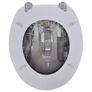 Toilet Seats with Lids 2 pcs MDF New York Image 3