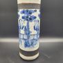 Chinese Nanking Qing Brush Pot Late 19th Century Vase SIGNED Image 2