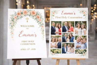Personalised First Communion Print