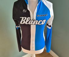 Original Etxeondo team Blanco long sleeve rider issue jersey (J Van Emden)
