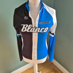 Original Etxeondo team Blanco long sleeve rider issue jersey (J Van Emden)