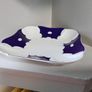 Blue/White Shallow Serving Bowl Image 3