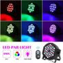 36 RGB LED Sound Activated Disco Lights, 72W Par Light Strobe Lights with Remote Control 7 Modes Disco Light DJ Light for Indoor Outdoor Party Wedding Club Bars Show Halloween Light (FREE SHIPPING) Image 3