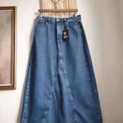 Penneys Rita Ora Denim Skirt Size Uk 12