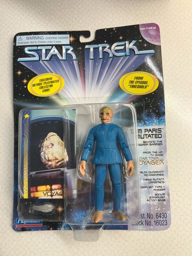 Star Trek Voyager Tom Paris mutated Action figure by playmates.
