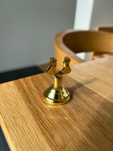 Gold table card numbers holders (x10)