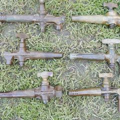 Antique Insulated Brass Beer Dispensers