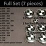 BMW Badges Front/Rear/Wheel Caps/Steering Wheel Badges Brand New Image 2