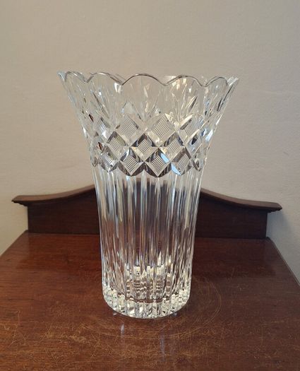 Waterford Crystal Romance of Ireland Irish Lace Vase
