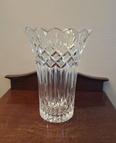 Waterford Crystal Romance of Ireland Irish Lace Vase