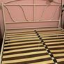 Metal frame king sized bed Image 2