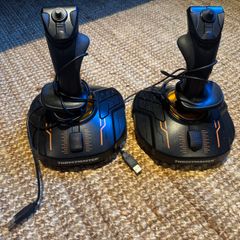 Thrustmaster T.6000M FCS Space Sim Duo Dual Flight Joysticks Boxed