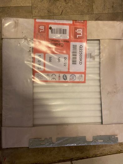 New 500 mm x 500 mm radiator