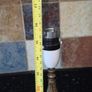 3X Antique Table Lamps - Italian Onyx Marble & Japanese Chokin Art Image 6