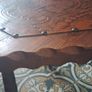 Unique carved vintage spanish table Image 4