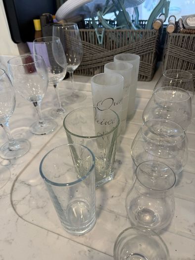 Mixed glasswear