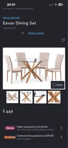 Kitchen table and chairs